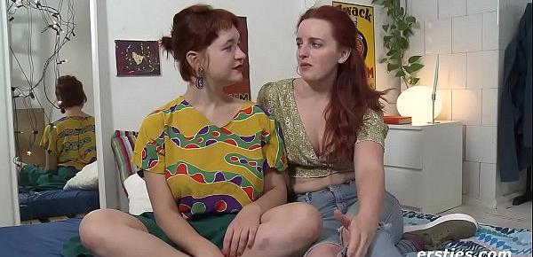  Amateur Redhead Lesbians In Hardcore Action